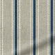 ColorizedPLA Twill Stripe Linen Deep Blue Roman Blind 6892