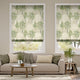 Colorized Slender Forest Linen Spring Green Roman Blind 6921