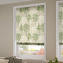 ColorizedZoom Slender Forest Linen Spring Green Roman Blind 6921