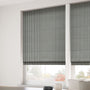 ColorizedZoom Candy Stripes Jet Roman Blind 6925
