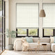 Colorized Twill Stripe Duck Egg Roman Blind 6973