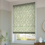 ColorizedZoom Scandi Ferns Vintage Linen Sage Roman Blind 7007