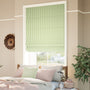 ColorizedZoom Tiger Stripe Yellow Green Roman Blind 7023
