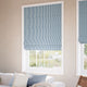 ColorizedZoom Tiger Stripe Navy Roman Blind 7022