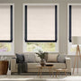 Colorized Accents Navy Roman Blind 7032