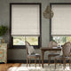 Colorized Chenille Moonstone Roman Blind 7036