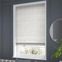 ColorizedZoom Chenille Chic Platinum Roman Blind 7038