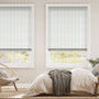 Colorized Devon Stripe Dove Roman Blind 7043