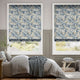 Colorized William Morris Acanthus Vintage Blue Roman Blind 7069