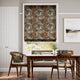Colorized William Morris Acanthus Velvet Chestnut Roman Blind 7070