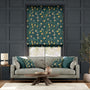 Colorized William Morris Fruit Aegean Roman Blind 7080