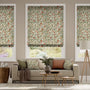 Colorized William Morris Fruit Autumn Roman Blind 7081