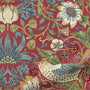 ColorizedPLA William Morris Strawberry Thief Harissa Red Roman Blind 7088