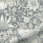ColorizedPLA William Morris Strawberry Thief Manor Grey Roman Blind 7090