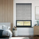 Colorized Alessio Graphite Roman Blind 7117