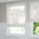 ColorizedZoom Lucid Voile White Roman Blind 7150