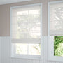 ColorizedZoom Lucid Voile White Roman Blind 7150