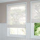 ColorizedZoom Lucid Voile White Roman Blind 7150