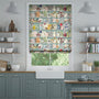 Colorized Dresser Duck Egg Roman Blind 7161