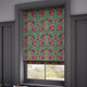 ColorizedZoom William Morris Pimpernel Teal Roman Blind Zoom 8945