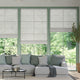 Colorized Lumiere Unlined Arlo Modern Grey Roman Blind 7209