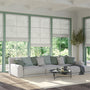 ColorizedZoom Lumiere Unlined Arlo Modern Grey Roman Blind 7209