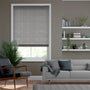 Colorized Luxe Chenille Silver Roman Blind 7210