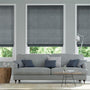 Colorized Waycroft Slate Roman Blind 7218