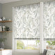 ColorizedZoom Dappled Ferns Mineral Roman Blind 7250