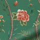 ColorizedPLA Chinoiserie Faux Silk Lagoon Roman Blind 7251