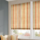 ColorizedZoom Oasis Stripe Terracotta Roman Blind 8937