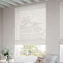 ColorizedZoom Camille Voile Striped White Roman Blind 7260