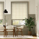 Colorized Dartmouth Oatmeal Roman Blind 7278