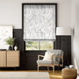 Colorized Abelia Silver Quartz Roman Blind 7299