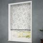 ColorizedZoom Aerie Damask French Grey Roman Blind 7300