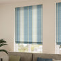 ColorizedZoom Harper Stripe Ocean Roman Blind 7304