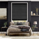 Colorized Electric Cavendish Charcoal Roman Blind 7319