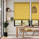 Colorized Electric Cavendish Mimosa Gold Roman Blind 7323