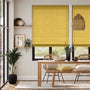 Colorized Electric Cavendish Mimosa Gold Roman Blind 7323