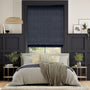 Colorized Electric Cavendish Navy Roman Blind 7324