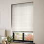 ColorizedZoom Electric Dupioni Faux Silk Oyster Roman Blind 7331