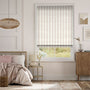 Colorized Electric Twill Stripe Blush Roman Blind 7354