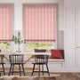 Colorized Ella Stripe Strawberry Roman Blind 7416