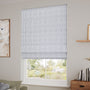 ColorizedZoom Ella Stripe Navy Roman Blind 7413
