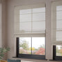 ColorizedZoom Lumiere Unlined Laurel Oatmeal Roman Blind 7424