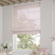 ColorizedZoom Lumiere Unlined Laurel Blush Roman Blind 7422
