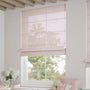 ColorizedZoom Lumiere Unlined Laurel Blush Roman Blind 7422
