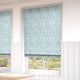 ColorizedZoom Tweets & Berries Sky Blue Roman Blind 7456