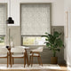 Colorized Tweets & Berries Soft Grey Roman Blind 7457