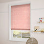 ColorizedZoom Star Gazing Pink Roman Blind 7469